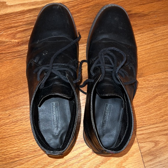 Mens “London Fog” black boots - size 11 - Picture 2 of 4